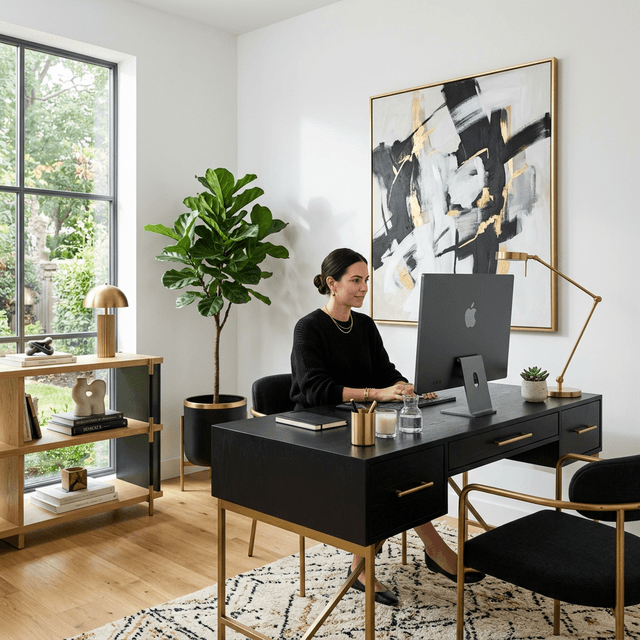 Sophisticated Home Office